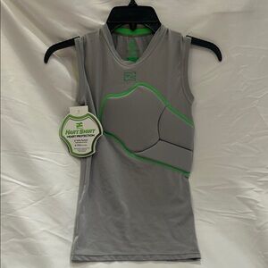 Kids Gray Tank Top with Heart Protection